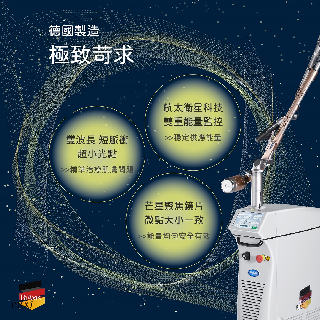 biaxis pico德國超科技皮秒特色