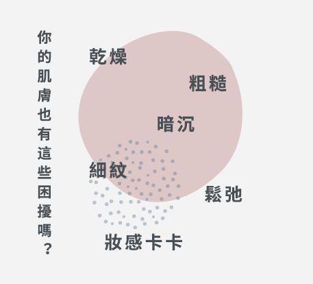 你也有這些肌膚困擾嗎