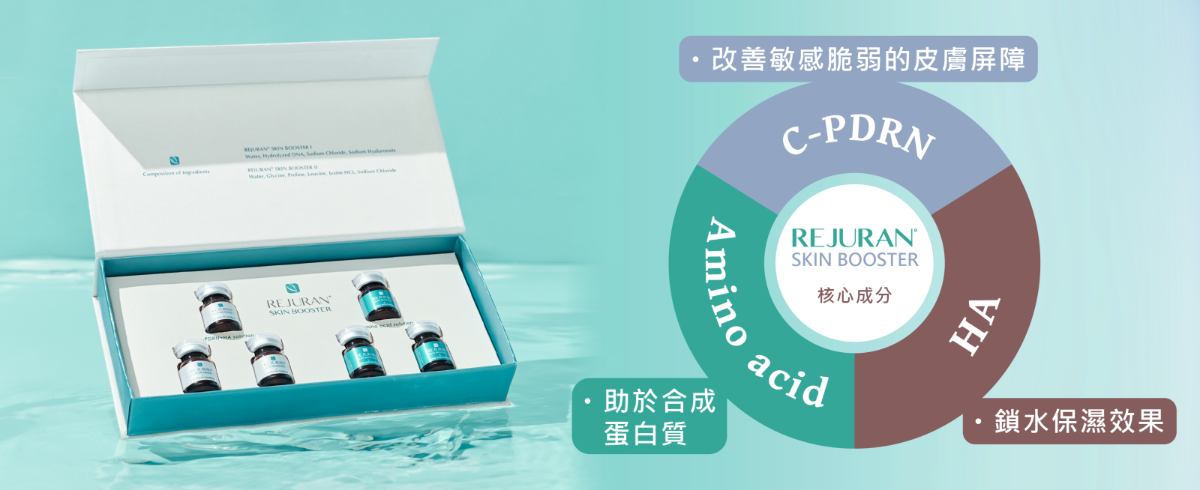 Rejuran 麗珠蘭PDRN修復水光產品特色