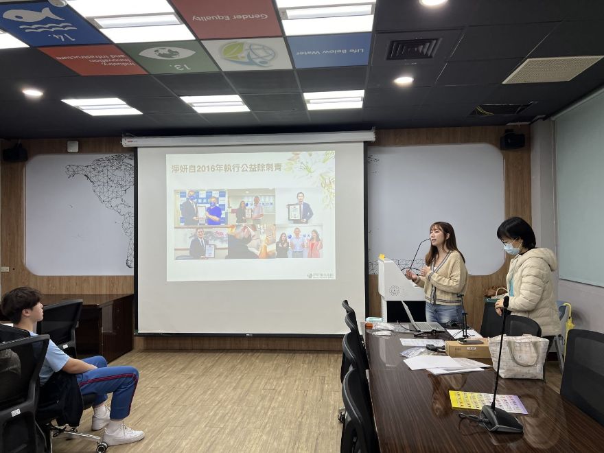 淨妍與少年警察隊一同公益 高中生發揮創意拒絕衝動刺青